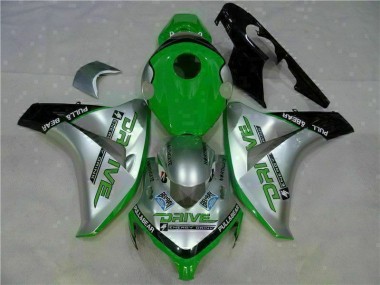 Grün Silber Honda CBR 1000 RR 2008-2011 Motorrad Verkleidungen