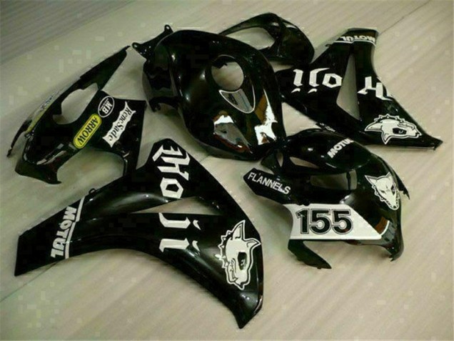 Schwarz Honda CBR 1000 RR 2008-2011 Motorrad Verkleidungen