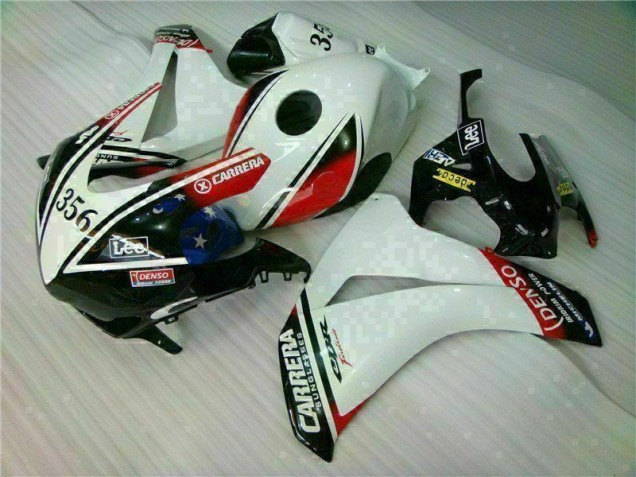 Weiß Schwarz Honda CBR 1000 RR 2008-2011 Motorrad Verkleidungen & Plastik Weiß Schwarz Honda CBR 1000 RR 2008-2011 Motorrad Verkleidungen & Plastik