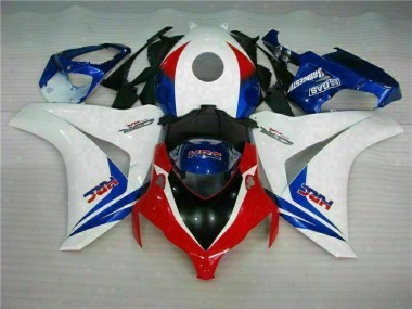 Weiß Blau Honda CBR 1000 RR 2008-2011 Motorrad Verkleidungen Komplett Sets