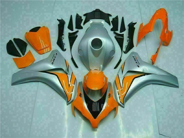 Orange Silber Honda CBR 1000 RR 2008-2011 Motorrad Verkleidungen Orange Silber Honda CBR 1000 RR 2008-2011 Motorrad Verkleidungen