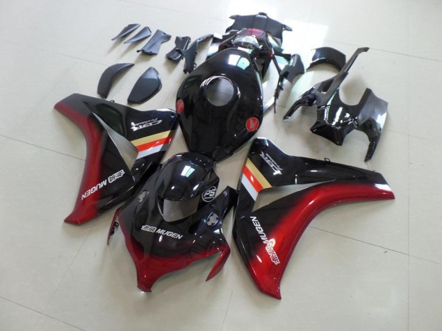 Schwarz Rot Mugen Honda CBR 1000 RR 2008-2011 Motorrad Verkleidungen