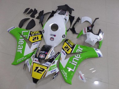 Grün Linear 12 Honda CBR 1000 RR 2008-2011 Motorrad Verkleidungen