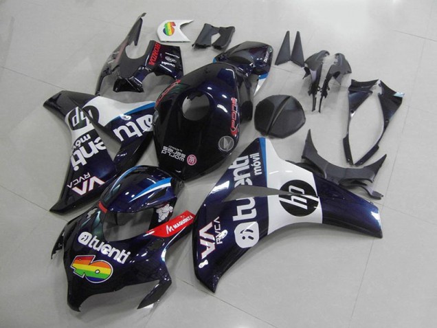 Dunkel blau Tuneli Honda CBR 1000 RR 2008-2011 Motorrad Verkleidungen
