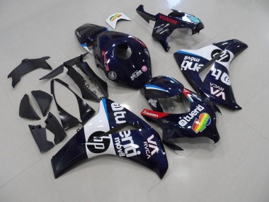 Dunkel blau HP Honda CBR 1000 RR 2008-2011 Motorrad Verkleidungen