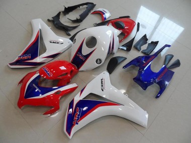 Rot Weiß Blau HRC Honda CBR 1000 RR 2008-2011 Motorrad Verkleidungen