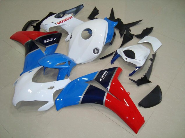 Weiß Blau Rot Honda CBR 1000 RR 2008-2011 Motorrad Verkleidungen