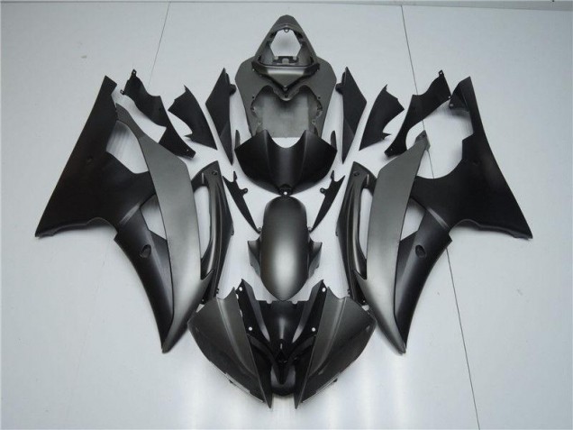 Grau Schwarz Yamaha R6 2008-2016 Motorrad Vollverkleidung Grau Schwarz Yamaha R6 2008-2016 Motorrad Vollverkleidung