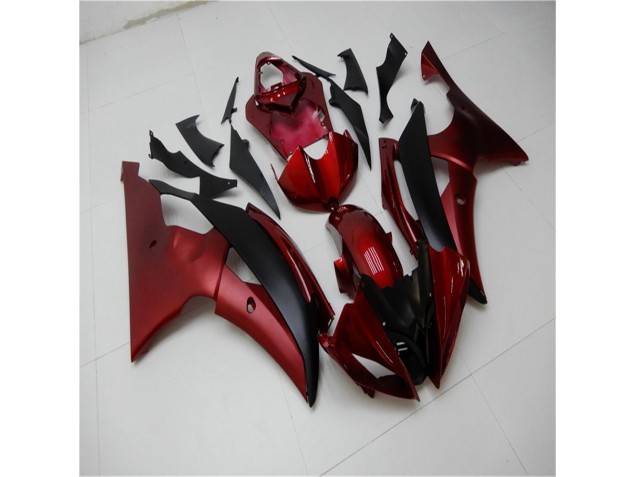 Rot Schwarz Yamaha R6 2008-2016 Motorrad Verkleidungen Rot Schwarz Yamaha R6 2008-2016 Motorrad Verkleidungen