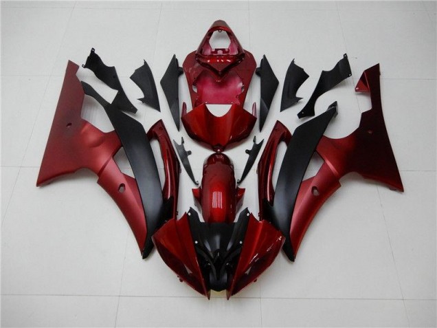 Rot Schwarz Yamaha R6 2008-2016 Motorrad Verkleidungen Rot Schwarz Yamaha R6 2008-2016 Motorrad Verkleidungen
