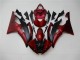Rot Schwarz Yamaha R6 2008-2016 Motorrad Verkleidungen Rot Schwarz Yamaha R6 2008-2016 Motorrad Verkleidungen