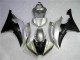 Silber Schwarz Yamaha R6 2008-2016 Motorrad Verkleidungen Silber Schwarz Yamaha R6 2008-2016 Motorrad Verkleidungen