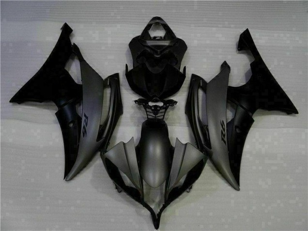 Matt Schwarz Yamaha R6 2008-2016 Motorrad Vollverkleidung