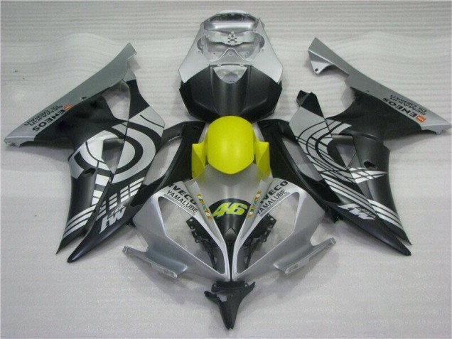Gelb Schwarz Silber Yamaha R6 2008-2016 Motorrad Verkleidungen Gelb Schwarz Silber Yamaha R6 2008-2016 Motorrad Verkleidungen