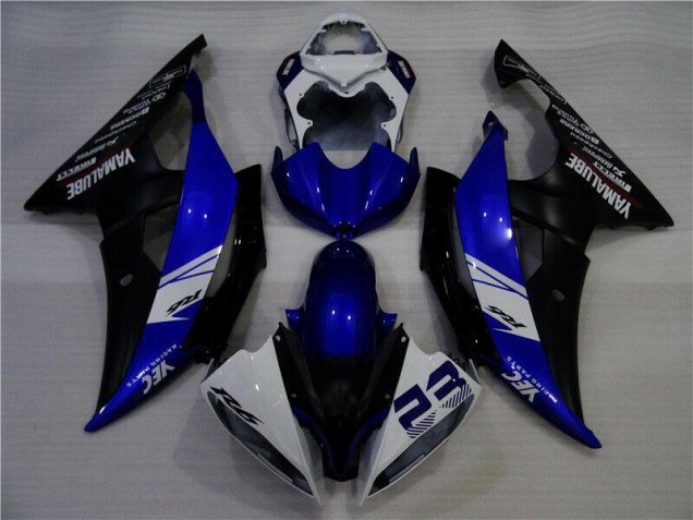 Blau Weiß Schwarz YEC 23 Yamaha R6 2008-2016 Motorrad Verkleidungen Blau Weiß Schwarz YEC 23 Yamaha R6 2008-2016 Motorrad Verkleidungen