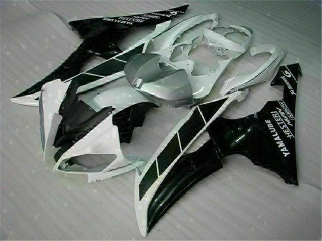 Weiß Schwarz Yamaha R6 2008-2016 Motorrad Verkleidungen Weiß Schwarz Yamaha R6 2008-2016 Motorrad Verkleidungen