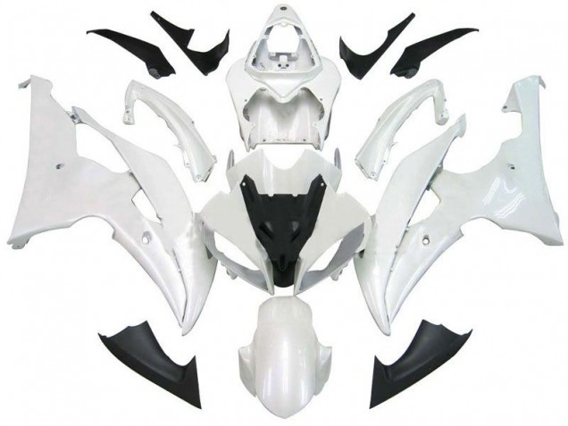 Perl Weiß Yamaha R6 2008-2016 Motorrad Verkleidungen Perl Weiß Yamaha R6 2008-2016 Motorrad Verkleidungen