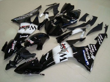 Schwarz West Yamaha R6 2008-2016 Motorrad Verkleidungen