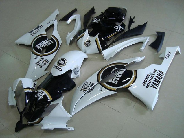 Schwarzer Lucky Strike Yamaha R6 2008-2016 Motorrad Verkleidungen Schwarzer Lucky Strike Yamaha R6 2008-2016 Motorrad Verkleidungen