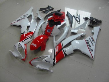 Weiß Rot OEM Stil Yamaha R6 2008-2016 Motorrad Verkleidungen