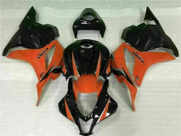 Schwarz Honda CBR 600 RR 2009-2012 Motorrad Vollverkleidung Schwarz Honda CBR 600 RR 2009-2012 Motorrad Vollverkleidung