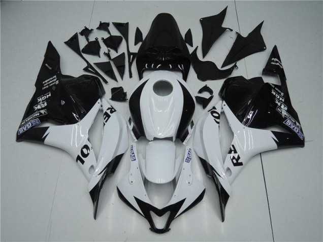 Weiß Schwarz Honda CBR 600 RR 2009-2012 Motorrad Verkleidung Weiß Schwarz Honda CBR 600 RR 2009-2012 Motorrad Verkleidung