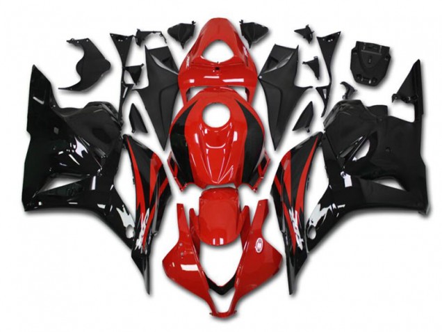 Rot Schwarz Honda CBR 600 RR 2009-2012 Motorrad Verkleidungen Komplett Sets