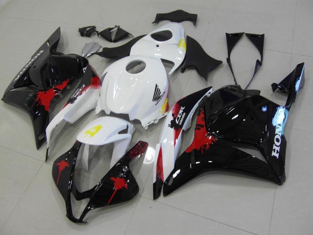 Schwarz Rote Weiß Honda CBR 600 RR 2009-2012 Motorrad Verkleidungen Schwarz Rote Weiß Honda CBR 600 RR 2009-2012 Motorrad Verkleidungen