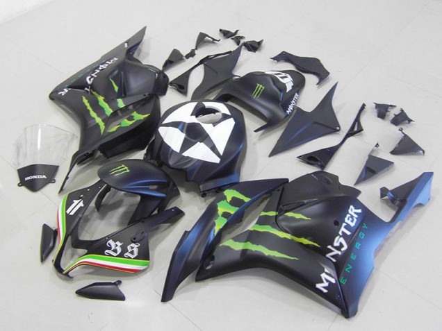 Monster Matt Schwarz Honda CBR 600 RR 2009-2012 Motorrad Verkleidungen Monster Matt Schwarz Honda CBR 600 RR 2009-2012 Motorrad Verkleidungen