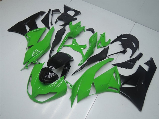 Grün Schwarz Kawasaki ZX6R 2009-2012 Motorrad Vollverkleidung