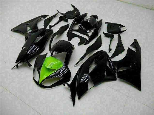 Schwarz Grün Kawasaki ZX6R 2009-2012 Motorrad Verkleidung Schwarz Grün Kawasaki ZX6R 2009-2012 Motorrad Verkleidung