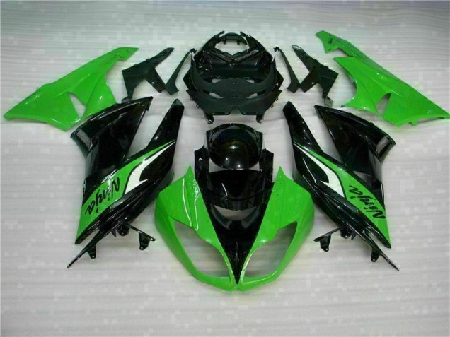 Schwarz Grün Kawasaki ZX6R 2009-2012 Motorrad Vollverkleidung Schwarz Grün Kawasaki ZX6R 2009-2012 Motorrad Vollverkleidung