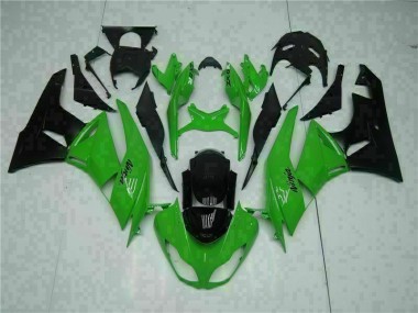 Schwarz Grün Kawasaki ZX6R 2009-2012 Motorrad Verkleidungen & Plastik