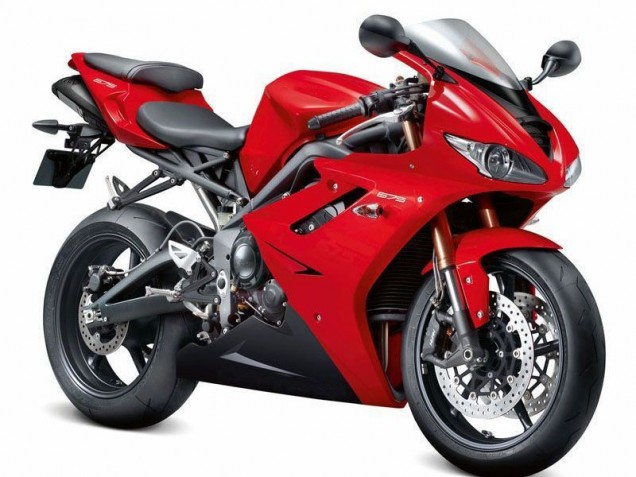 Rot Schwarz Triumph Daytona 675 Triple 2009-2012 Motorrad Verkleidungen Rot Schwarz Triumph Daytona 675 Triple 2009-2012 Motorrad Verkleidungen