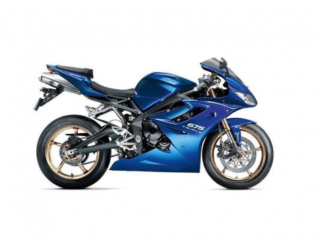 Blau Triumph Daytona 675 Triple 2009-2012 Motorrad Verkleidungen Blau Triumph Daytona 675 Triple 2009-2012 Motorrad Verkleidungen