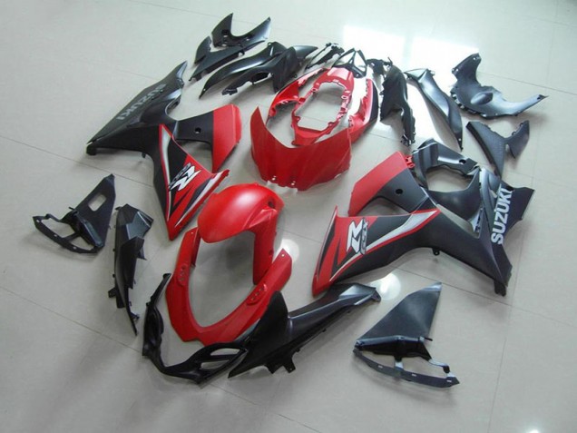 Mattrotschwarz Suzuki GSXR 1000 K9 2009-2016 Motorrad Verkleidungen Mattrotschwarz Suzuki GSXR 1000 K9 2009-2016 Motorrad Verkleidungen