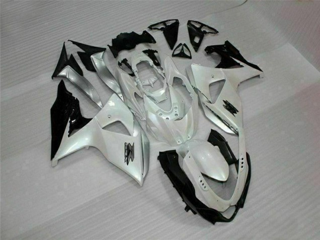Weiß Schwarz Suzuki GSXR 1000 K9 2009-2016 Motorrad Verkleidungen Weiß Schwarz Suzuki GSXR 1000 K9 2009-2016 Motorrad Verkleidungen
