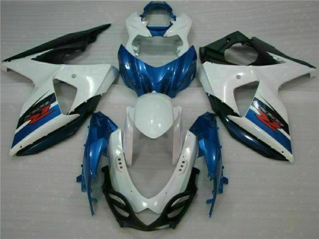 Blau Weiß Suzuki GSXR 1000 K9 2009-2016 Motor Verkleidungen Blau Weiß Suzuki GSXR 1000 K9 2009-2016 Motor Verkleidungen