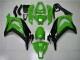Grün Schwarz Kawasaki ZX10R 2011-2015 Motorrad Vollverkleidung Grün Schwarz Kawasaki ZX10R 2011-2015 Motorrad Vollverkleidung