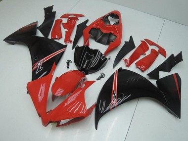 Rot Schwarz Yamaha R1 2012-2014 Motorrad Verkleidungen