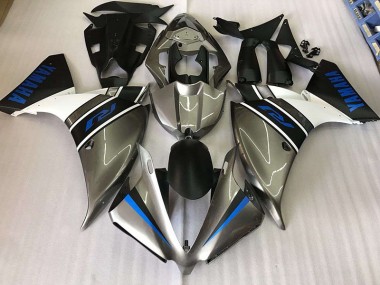 Silber Blau Yamaha R1 2012-2014 Motorrad Verkleidungen