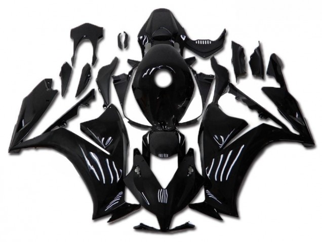 Glänzend Schwarz Honda CBR 1000 RR 2012-2016 Motorrad Verkleidungen Glänzend Schwarz Honda CBR 1000 RR 2012-2016 Motorrad Verkleidungen
