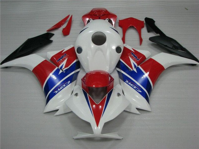 Weiß Blau Rot Honda CBR 1000 RR 2012-2016 Motorrad Verkleidung