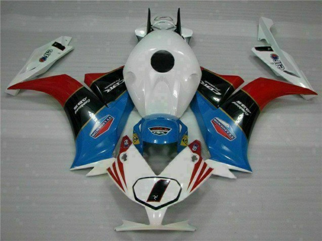 Blau Weiß Honda CBR 1000 RR 2012-2016 Motorrad Verkleidungen Blau Weiß Honda CBR 1000 RR 2012-2016 Motorrad Verkleidungen