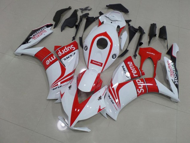 Rot Weiß Supreme Honda CBR 1000 RR 2012-2016 Motorrad Verkleidungen