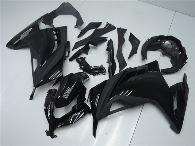 Matt schwarz Glänzend Kawasaki EX300 2013-2016 Motorrad Verkleidungen Matt schwarz Glänzend Kawasaki EX300 2013-2016 Motorrad Verkleidungen
