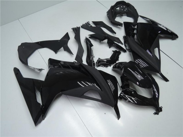 Matt schwarz Glänzend Kawasaki EX300 2013-2016 Motorrad Verkleidungen Matt schwarz Glänzend Kawasaki EX300 2013-2016 Motorrad Verkleidungen