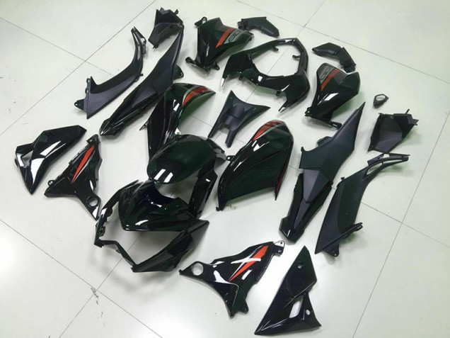 Schwarz Kawasaki Z800 2013-2016 Motorrad Verkleidungen Schwarz Kawasaki Z800 2013-2016 Motorrad Verkleidungen
