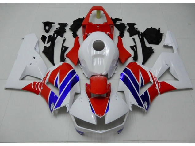 Weiß Blau Rot Honda CBR 600 RR 2013-2023 Motorrad Verkleidungen Weiß Blau Rot Honda CBR 600 RR 2013-2023 Motorrad Verkleidungen