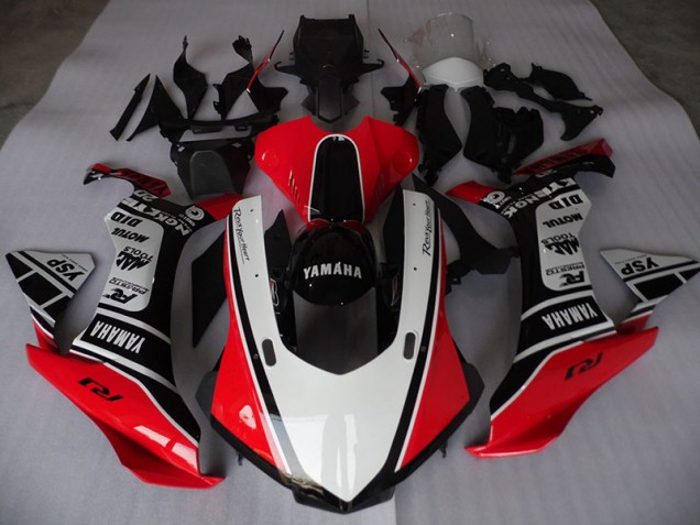 Rot Weiß Schwarz Yamaha R1 2015-2019 Motorrad Verkleidungen